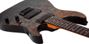 GUITARRA SCHECTER ELECTRICA C-1 STANDARD BLACK FADE BURST BURL