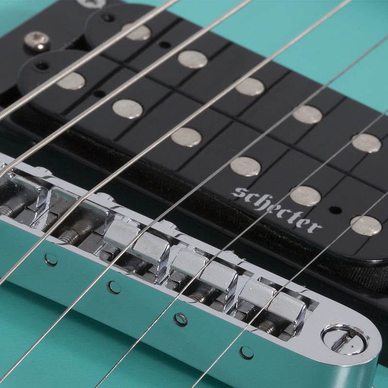 GUITARRA SCHECTER ELECTRICA  C-6 DELUXE SATIN AQUA