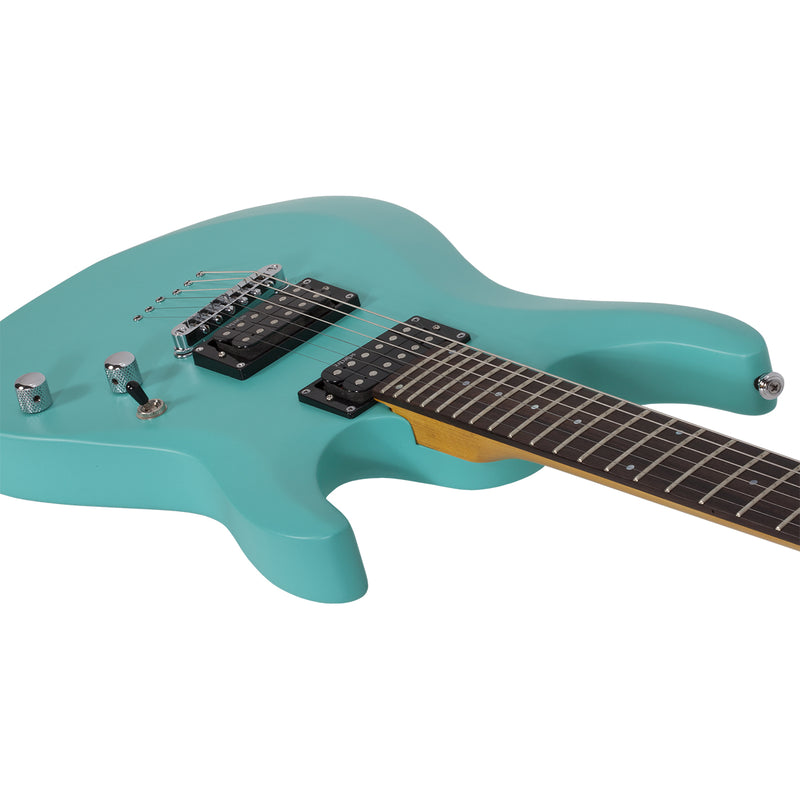 GUITARRA SCHECTER ELECTRICA  C-6 DELUXE SATIN AQUA