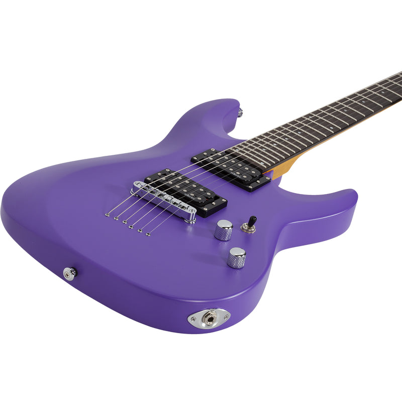 GUITARRA SCHECTER ELECTRICA C-6 DELUXE SATIN PURPLE