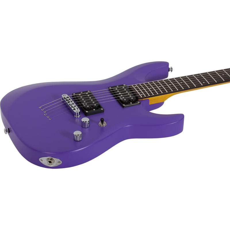 GUITARRA SCHECTER ELECTRICA C-6 DELUXE SATIN PURPLE