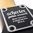 Guitarra Eléctrica Schecter Demon‑6 | Activa, 24 Trastes, Aged Black Satin