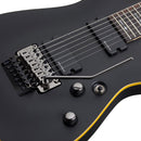 GUITARRA SCHECTER DEMON-7 FR 7 CUERDAS NEGRO SATINADO ENVEJECIDO