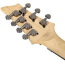 GUITARRA SCHECTER DEMON-7 FR 7 CUERDAS NEGRO SATINADO ENVEJECIDO