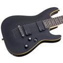 GUITARRA SCHECTER DEMON-7 FR 7 CUERDAS NEGRO SATINADO ENVEJECIDO