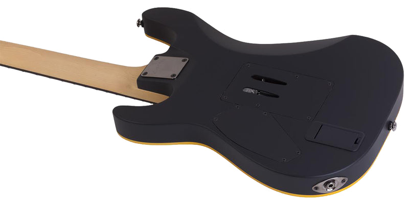 GUITARRA SCHECTER ELECTRICA DEMON-7 FR NEGRO SATINADO ENVEJECIDO