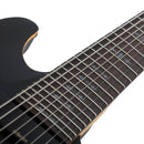 GUITARRA SCHECTER DEMON-8 AGED BLACK SATIN