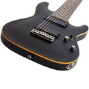 GUITARRA SCHECTER DEMON-8 AGED BLACK SATIN