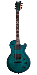 Guitarra Eléctrica Schecter Diamond Solo-II Ocean Blue Burst – Estilo Imparable, Sonido Puro y Acabado de Alto Impacto