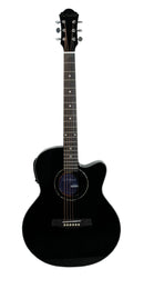 Guitarra Electroacustica Sevillana Negro FO-300CEQBLK