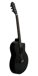 Guitarra Electroacustica Sevillana Negro FO-300CEQBLK