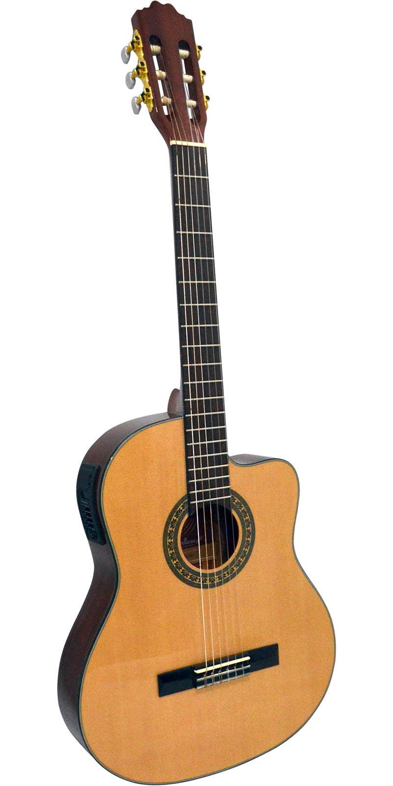 Guitarra Electroacustica La Sevillana Cuerdas Nylon UR-6CEQ