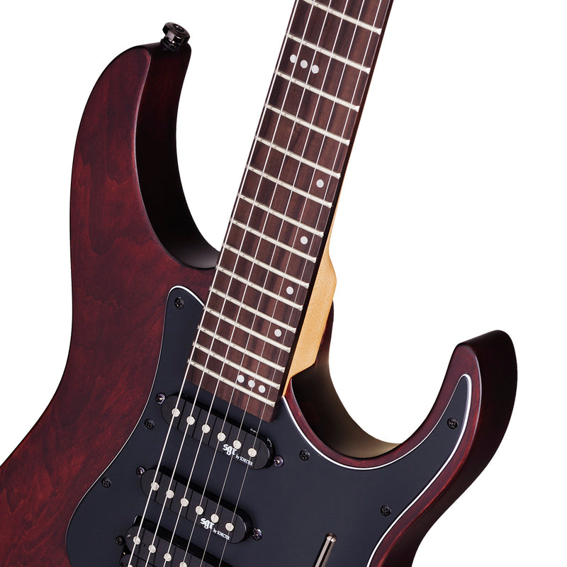 GUITARRA ELECTRICA SGR BY SCHECTER BANSHEE 6 FR Floyd Rose Color Nogal