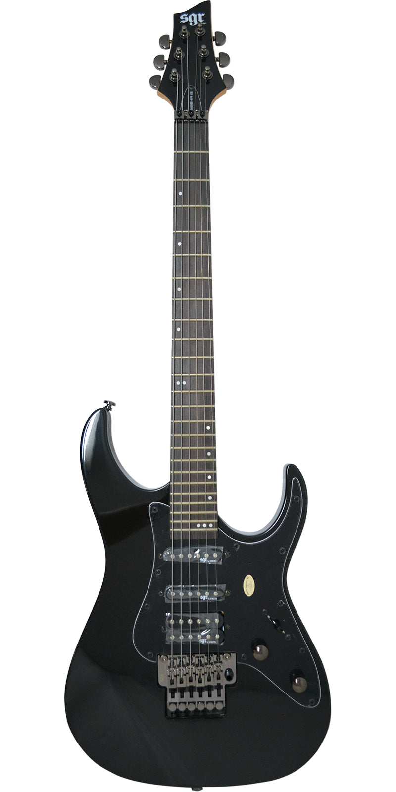 GUITARRA ELECTRICA SGR BY SCHECTER BANSHEE 6 FR Floyd Rose Color Negro