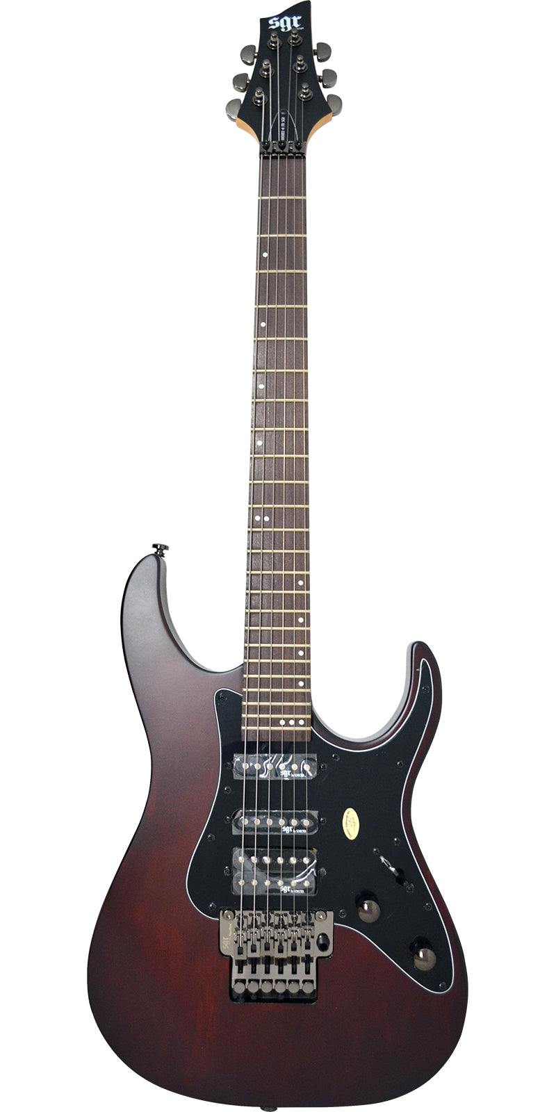 GUITARRA ELECTRICA SGR BY SCHECTER BANSHEE 6 FR Floyd Rose Color Nogal