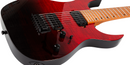 GUITARRA SPIRA GUITARS ELECT. S-457 TRANSPARENT RED