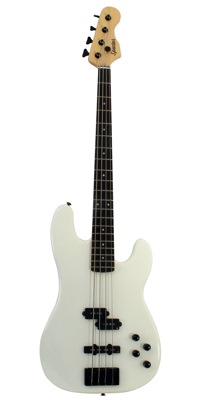 BAJO SPECTOR ELECTRICO MOD CODA PJ 4 PRO  BLANCO SOLIDO BRILLANTE