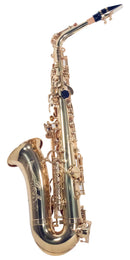 Saxofón Wesner SSA1000-G alto estudiantil acabado dorado