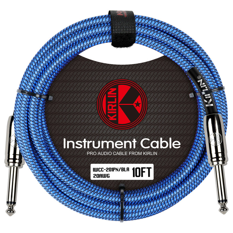 Cable Kirlin IWCC-201PN/BLA Plug Para Instrumentos, 3 Metros