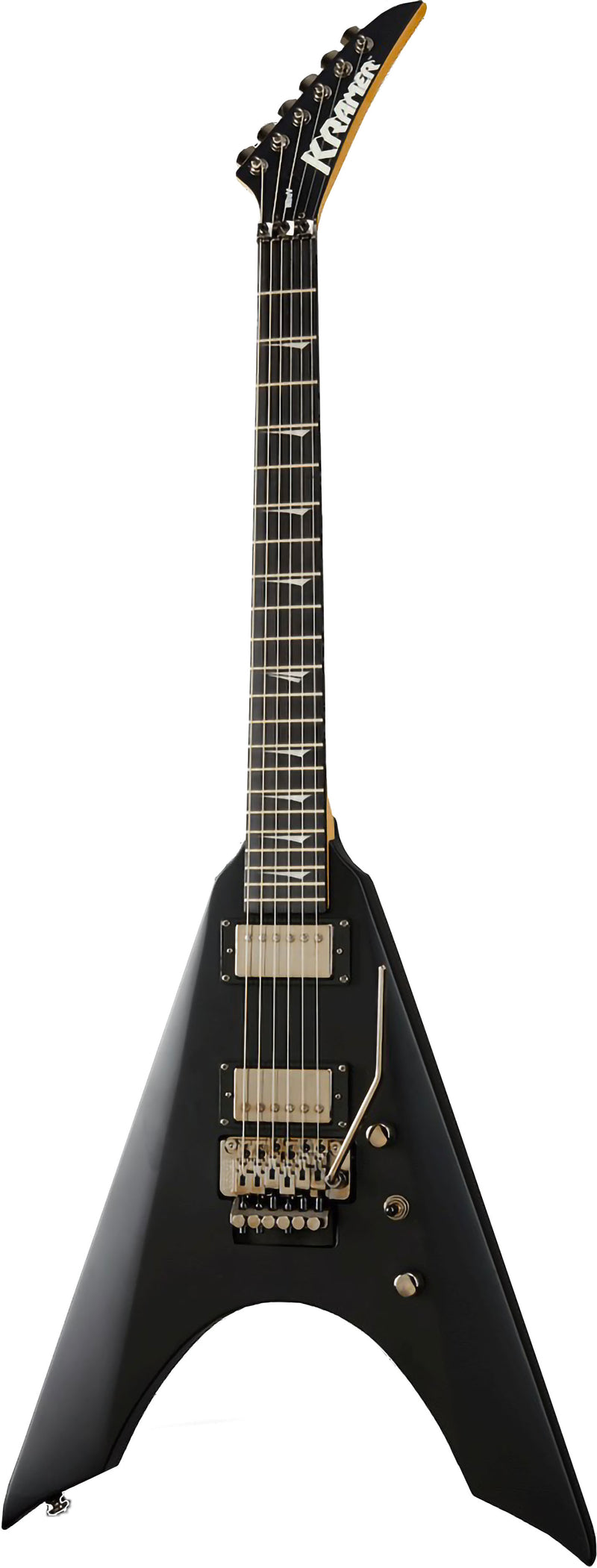 Guitarra Electrica Kramer Nite V Satin Negro KNV-SSBF1