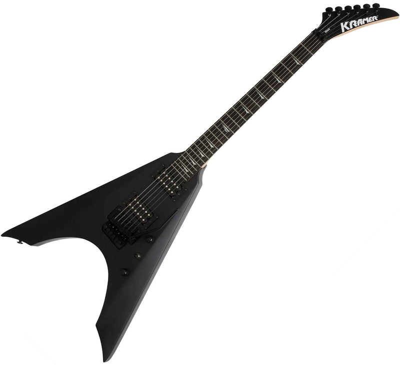 Guitarra Electrica Kramer Nite V Satin Negro KNV-SSBF1