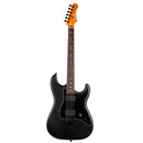 Guitarra eléctrica Jet Guitars JS-400 MBK R frontal acabado matte black