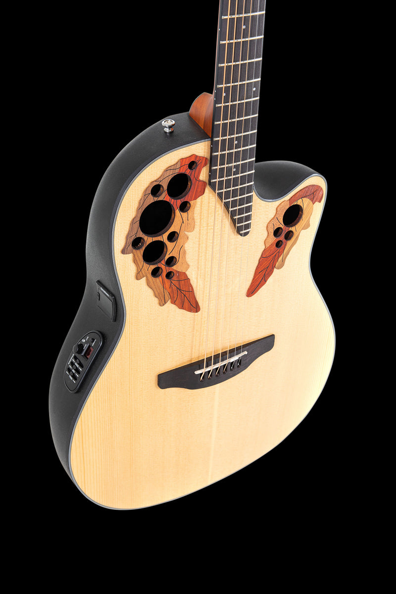 Ovation Celebrity Elite CE44-4-G – Guitarra Electroacústica Natural Mid Cutaway