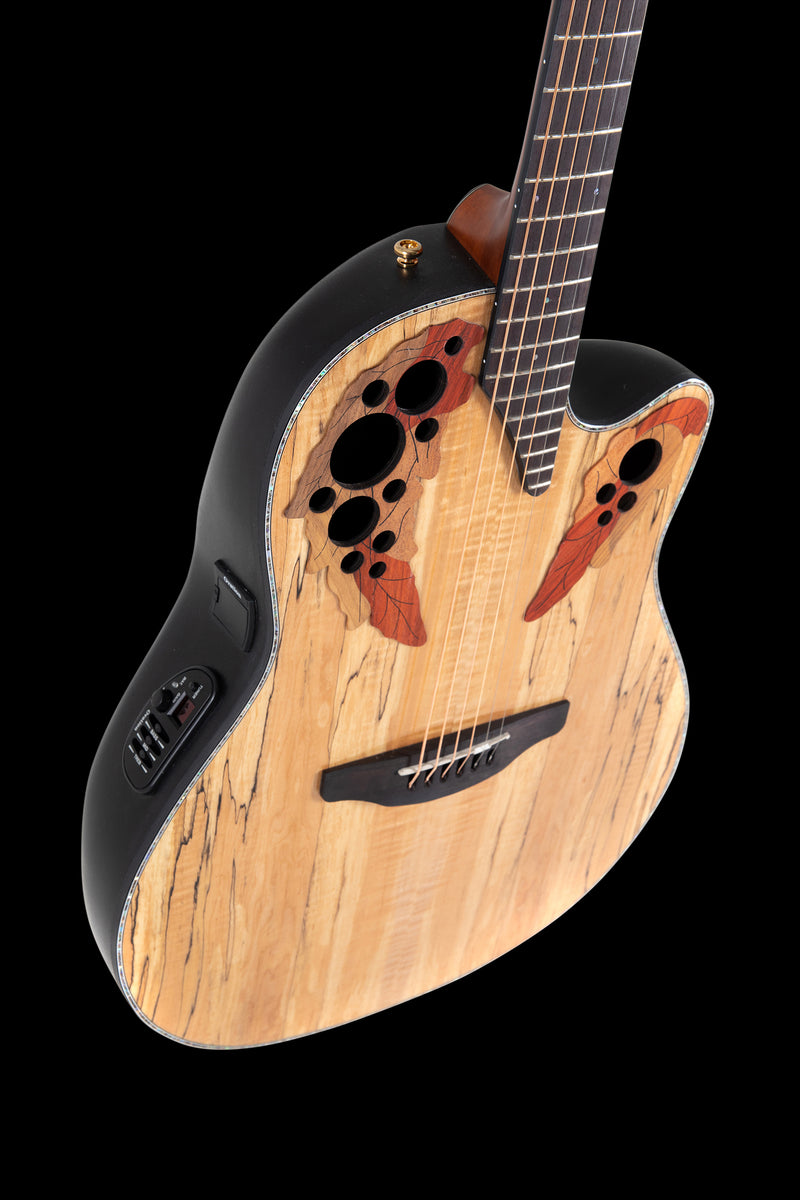 Ovation Guitarra electro-acústica Celebrity Elite Plus Mid Cutaway CE44P-SM-G