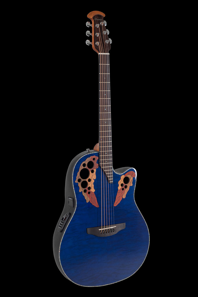 Ovation Guitarra electro-acústica Celebrity Elite Plus CE44P-8TQ-G