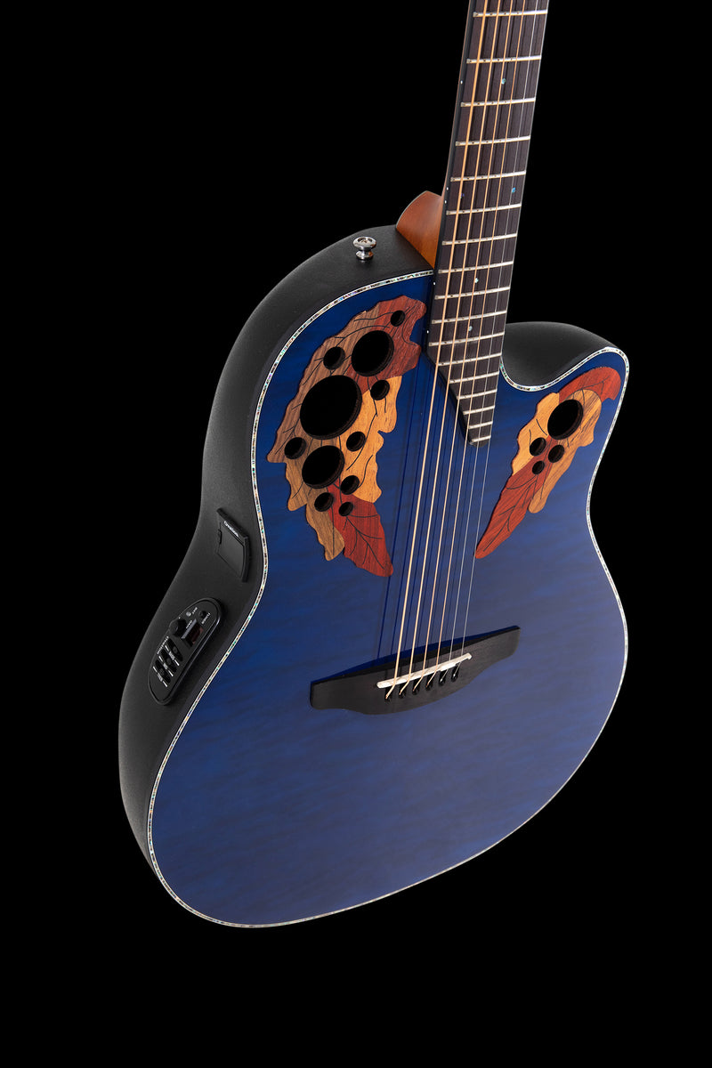 Ovation Guitarra electro-acústica Celebrity Elite Plus CE44P-8TQ-G