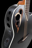Ovation Celebrity Elite Deluxe CDX40-5-G – Guitarra Electroacústica Black Deep Contour Satin