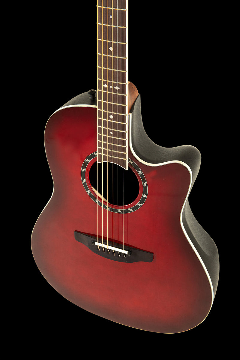 Guitarra Electroacústica Ovation Celebrity Pro de Cuerdas de Acero 2771AX-CCB- G Cherry Burst