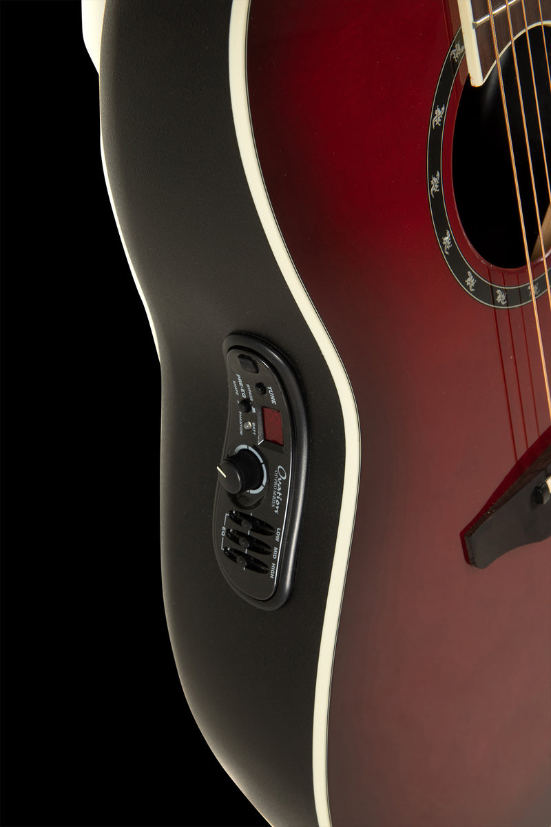 Guitarra Electroacústica Ovation Celebrity Pro de Cuerdas de Acero 2771AX-CCB- G Cherry Burst