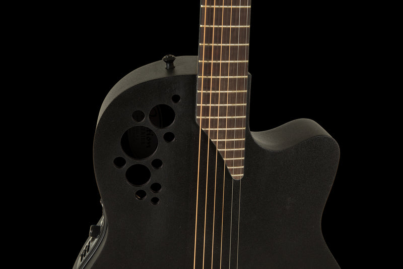Ovation Elite TX 2078TX-5-G – Guitarra Electroacústica Deep Contour Cutaway Black Textured