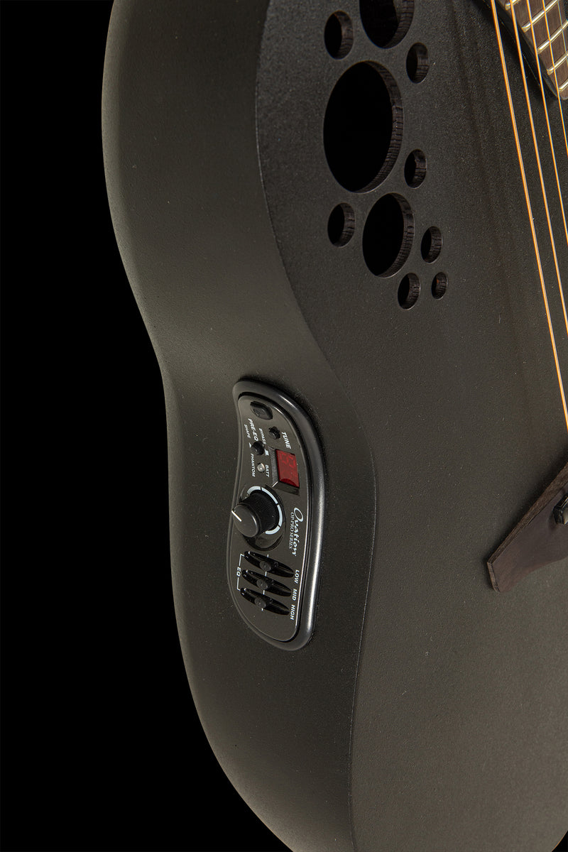 Ovation Elite TX 2078TX-5-G – Guitarra Electroacústica Deep Contour Cutaway Black Textured