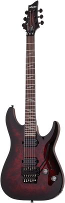 Guitarra Eléctrica Schecter Omen Elite-6 FR Black Cherry Burst