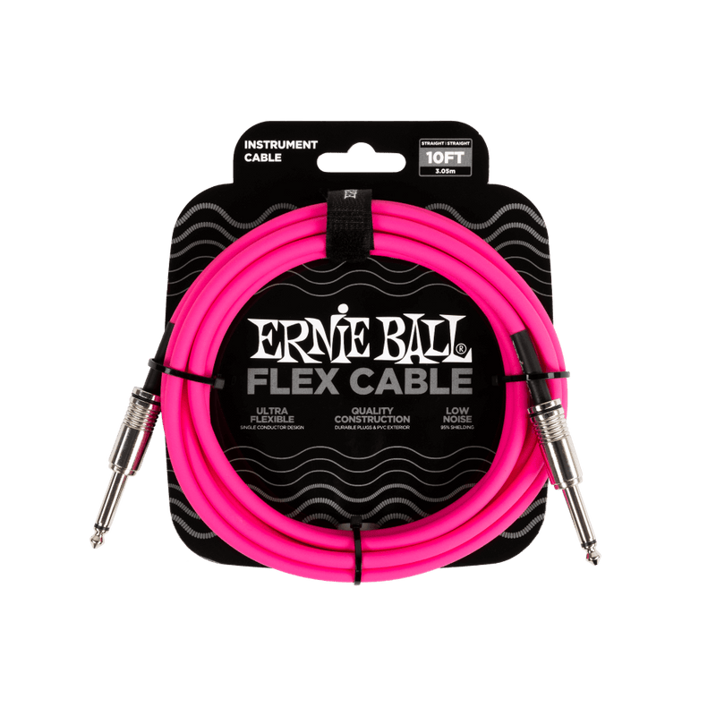 Cable Ernie Ball Flex Plug 3.05mt Para Instrumento P06413