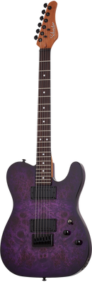 GUITARRA SCHECTER ELECTRICA PT STANDARD PURPLE BURST BURL
