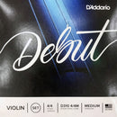 Encordadura Para Violin Debut D'addario D310 4/4