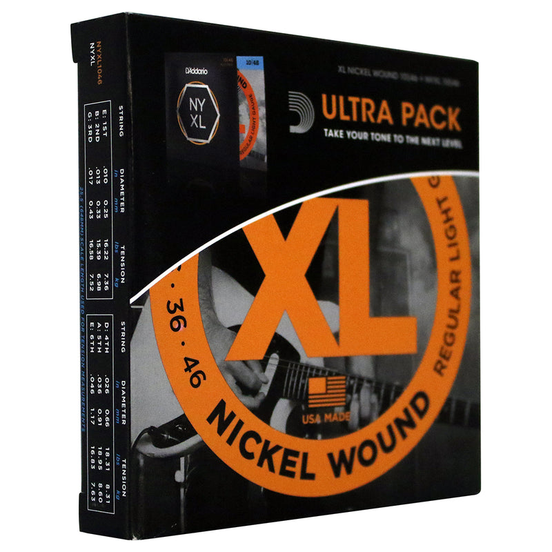 Pack Encordaduras Addario EXL110-NYXL1046