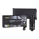 SHURE SM4-K Microfono alambrico multiproposito, color negro