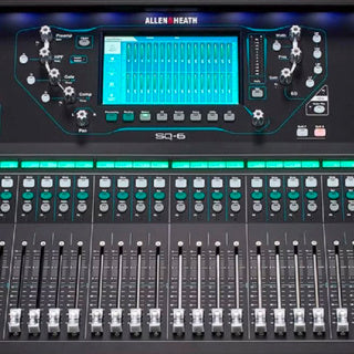 ALLEN & HEATH SQ-6 Mezcladora digital de 48 canales y 24 preamplificadores integrados
