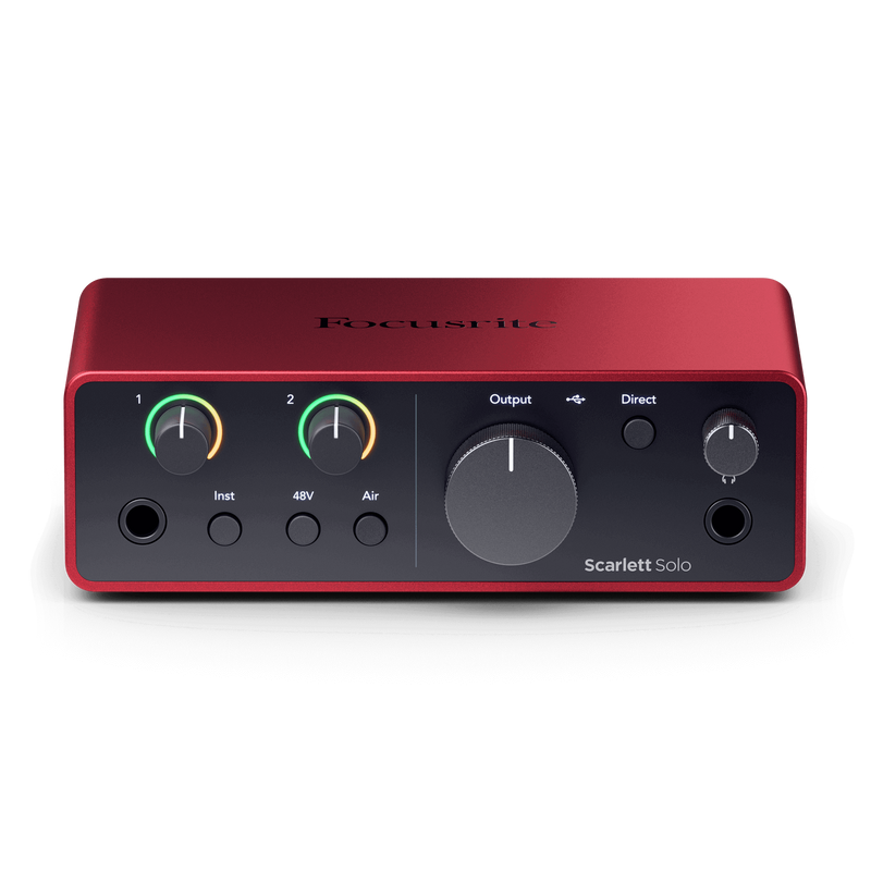 Interfaz de audio Focusrite Scarlett SOLO 4