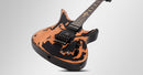Guitarra eléctrica Schecter Synyster Gates Custom-S FR-S Relic en acabado Distressed Satin Black con Sustainiac y Floyd Rose 1500.