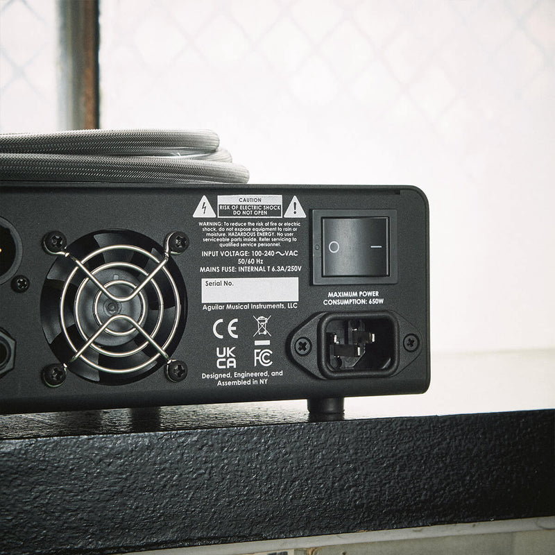 Aguilar Tone Hammer 500 V2 — Cabezal de Bajo 500W con Drive AGS