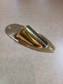 Jack plate para guitarra Stratocaster acabado dorado
