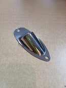 Jack plate para guitarra Stratocaster acabado cromo