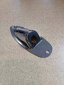 Jack plate para guitarra Stratocaster acabado cromo