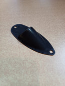 Jack plate para guitarra Stratocaster acabado negro