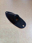 Jack plate para guitarra Stratocaster acabado negro